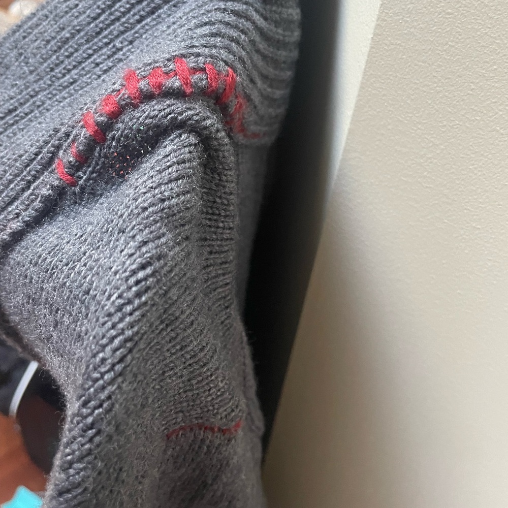 BOSS ORANGE Dark Gray Turtleneck Sweater - Picture 4 of 6